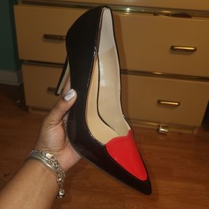Heart Shaped Pointed Toe Pumps